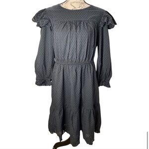 Universal Thread Prairie Dress Tiered Ruffle Puff Sleeve Dress